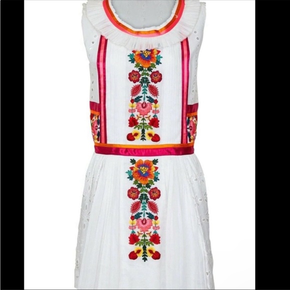 Alberta Ferretti Embroidered Dress - Picture 1 of 5